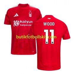 Nottingham Forest Chris Wood 11 Män Hemma Matchtröja 2024/25 Kortärmad