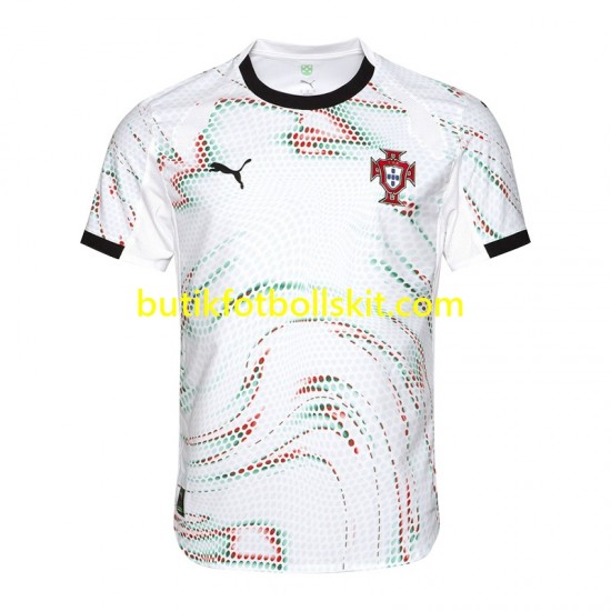 Portugal Män Borta Matchtröja 2025 Kortärmad