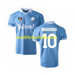 SSC Napoli SSC MARADONA 10 1986 Retro Män Hemma Matchtröja Kortärmad