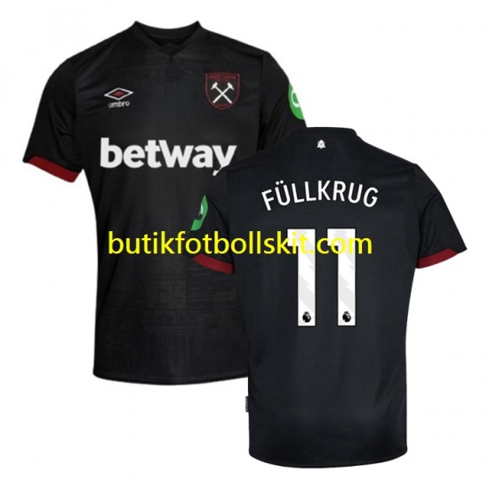 West Ham United FULLKRUG 11 Män Borta Matchtröja 2024/25 Kortärmad