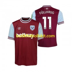 West Ham United FULLKRUG 11 Män Hemma Matchtröja 2024/25 Kortärmad