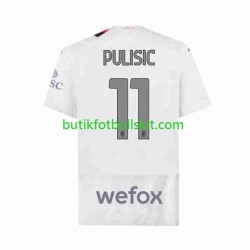 AC Milan Christian Pulisic 11 Män Borta Matchtröja 2023/24 Kortärmad