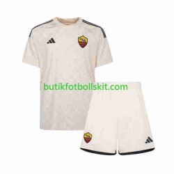 AS Roma Barn Borta Matchtröja 2023/24 Kortärmad