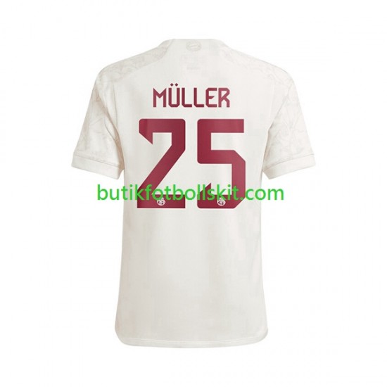 FC Bayern München Thomas Muller 25 Män Tredje Matchtröja 2023/24 Kortärmad