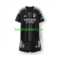 Benfica Barn Borta Matchtröja 2023/24 Kortärmad