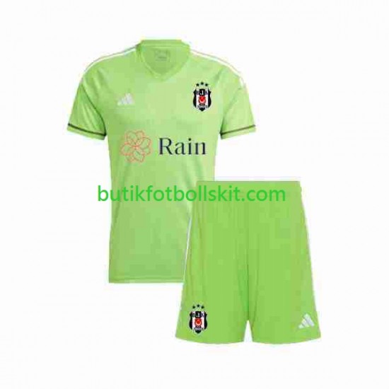 Besiktas Målvakt Barn Borta Matchtröja 2023/24 Kortärmad