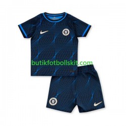 Chelsea Barn Borta Matchtröja 2023/24 Kortärmad