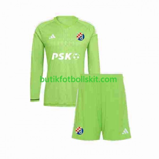 Dinamo Zagreb Målvakt Barn Hemma Matchtröja 2023/24 Långärmad