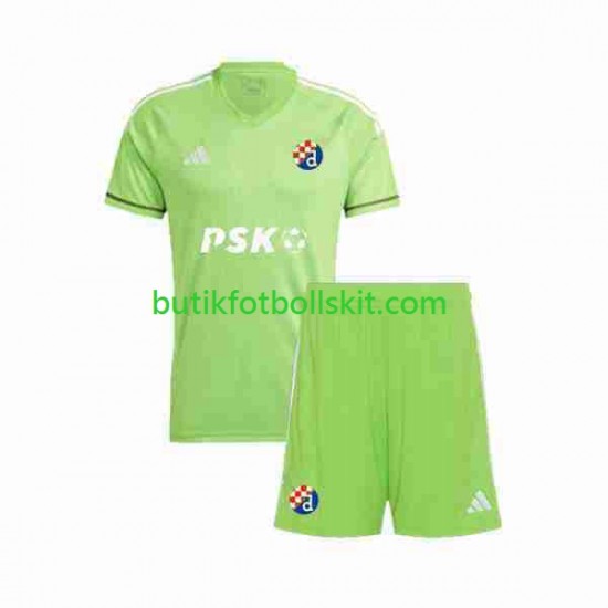 Dinamo Zagreb Målvakt Barn Hemma Matchtröja 2023/24 Kortärmad