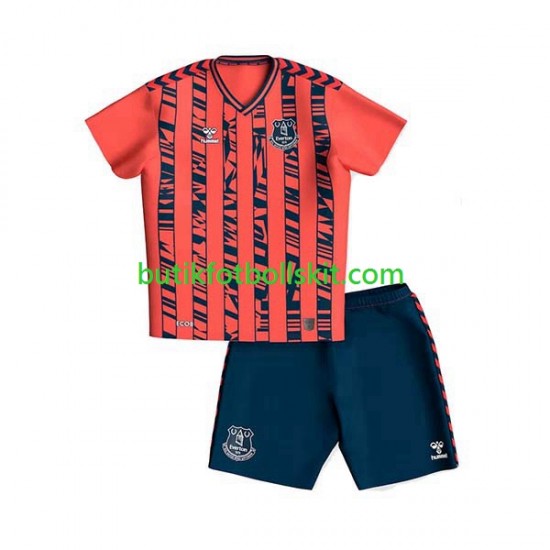 Everton Barn Borta Matchtröja 2023/24 Kortärmad