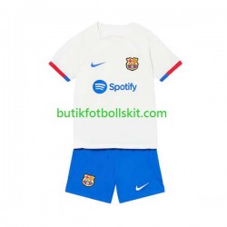 FC Barcelona Barn Borta Matchtröja 2023/24 Kortärmad