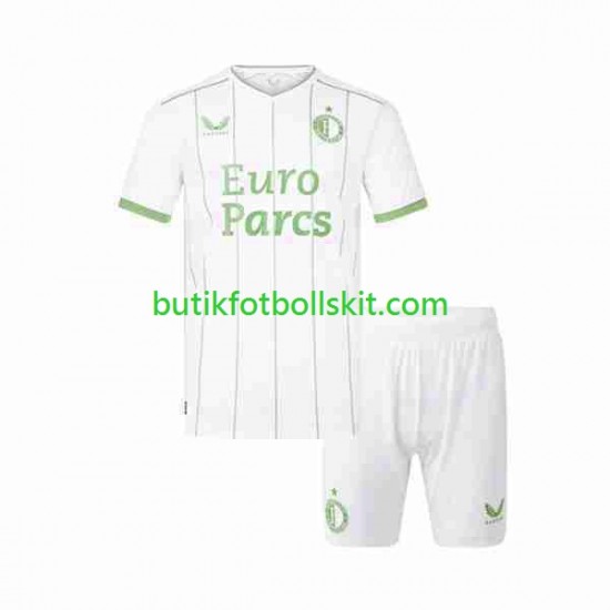 Feyenoord Rotterdam Barn Tredje Matchtröja 2023/24 Kortärmad