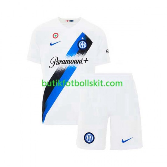 Inter Milan Barn Borta Matchtröja 2023/24 Kortärmad