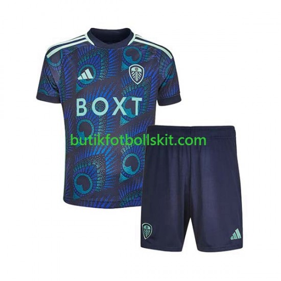 Leeds United Barn Borta Matchtröja 2023/24 Kortärmad