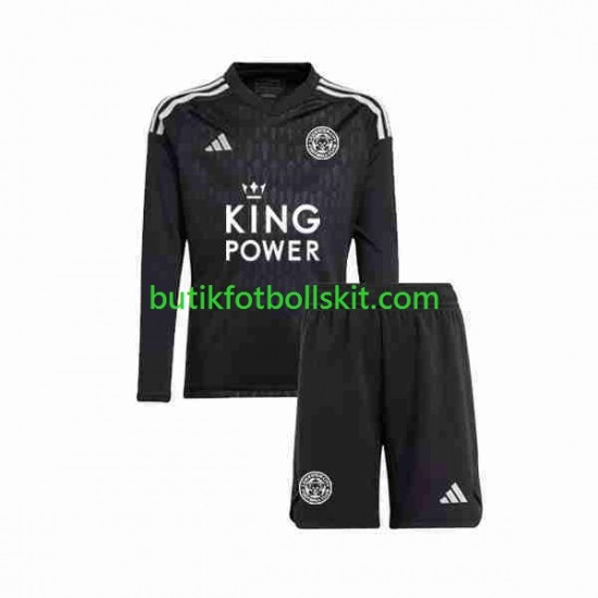 Leicester City Målvakt Barn Tredje Matchtröja 2023/24 Långärmad