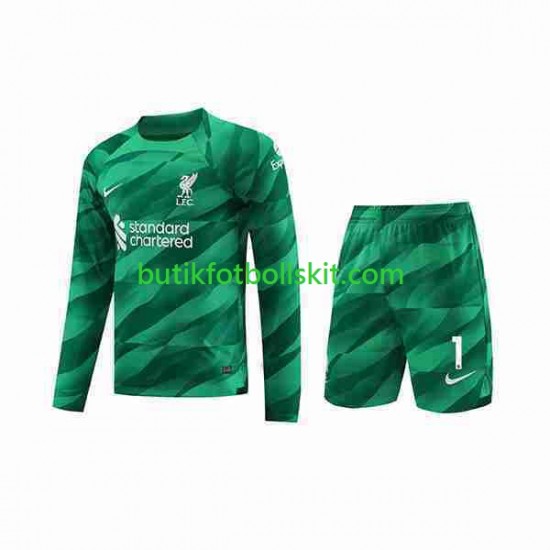 Liverpool A.Becker 1 Målvakt Barn Hemma Matchtröja 2023/24 Långärmad