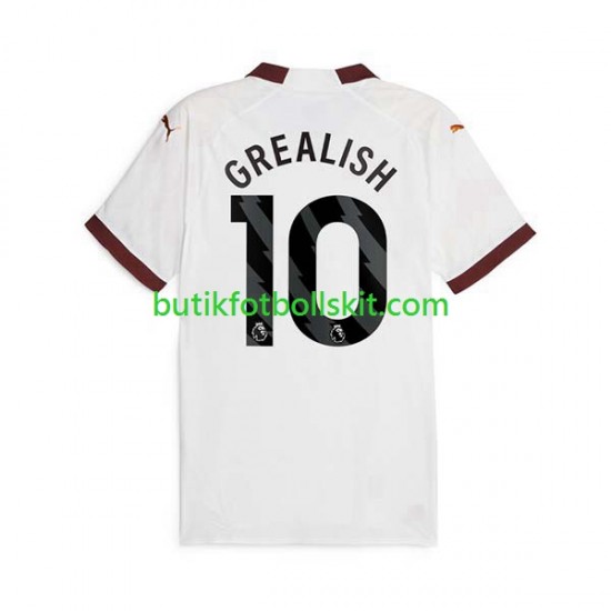Manchester City Jack Grealish 10 Män Borta Matchtröja 2023/24 Kortärmad