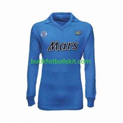 SSC Napoli 1989 1990 Retro Män Hemma Matchtröja Långärmad