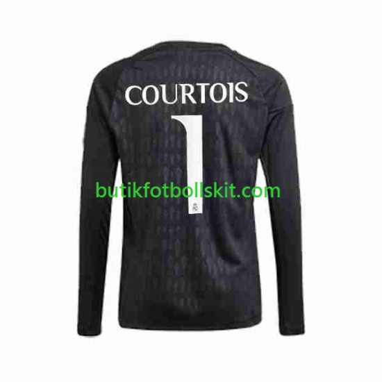 Real Madrid Thibaut Courtois 1 Målvakt Män Borta Matchtröja 2023/24 Långärmad