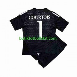 Real Madrid Thibaut Courtois 1 Målvakt Barn Borta Matchtröja 2023/24 Kortärmad