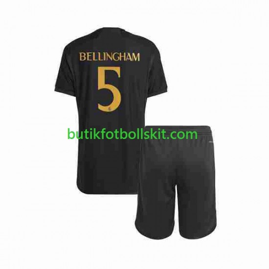 Real Madrid Jude Bellingham 5 Barn Tredje Matchtröja 2023/24 Kortärmad