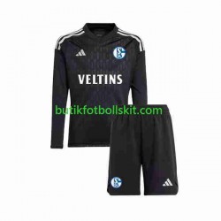Schalke 04 Målvakt Barn Borta Matchtröja 2023/24 Långärmad