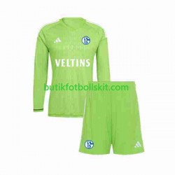 Schalke 04 Målvakt Barn Hemma Matchtröja 2023/24 Långärmad