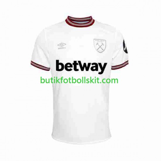 West Ham United Män Borta Matchtröja 2023/24 Kortärmad