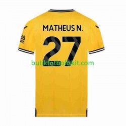 Wolverhampton Wanderers Matheus Nunes 27 Män Hemma Matchtröja 2023/24 Kortärmad