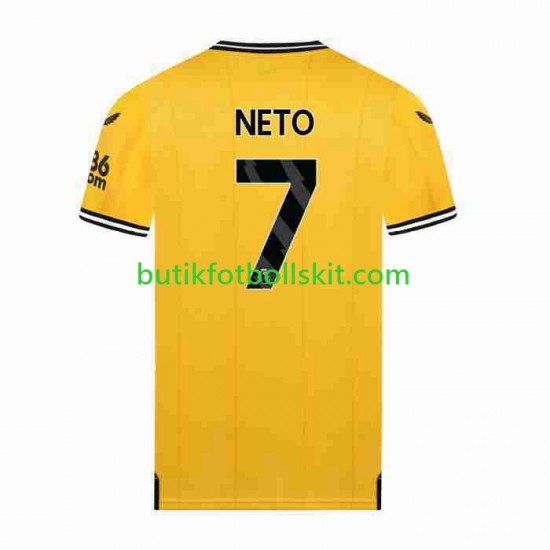 Wolverhampton Wanderers NETO 7 Män Hemma Matchtröja 2023/24 Kortärmad