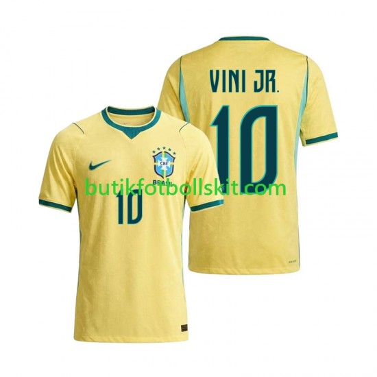 Brasilien Vinicius Junior 10 Män Hemma Matchtröja World Cup 2026 Kortärmad