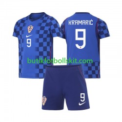 Kroatien Andrej Kramaric 9 Barn Borta Matchtröja World Cup 2026 Kortärmad