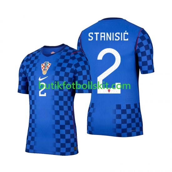 Kroatien Josip Stanisic 2 Män Borta Matchtröja World Cup 2026 Kortärmad