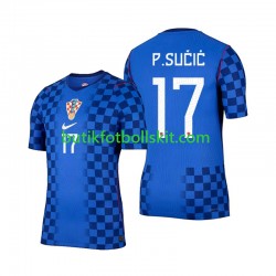 Kroatien Petar Sucic 17 Män Borta Matchtröja World Cup 2026 Kortärmad
