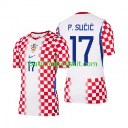 Kroatien Petar Sucic 17 Män Hemma Matchtröja World Cup 2026 Kortärmad