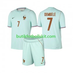 Frankrike Ousmane Dembele 7 Barn Borta Matchtröja World Cup 2026 Kortärmad