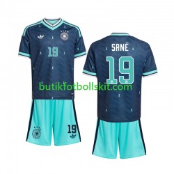 Tyskland Leroy Sane 19 Barn Borta Matchtröja World Cup 2026 Kortärmad