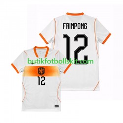 Nederländerna Jeremie Frimpong 12 Män Borta Matchtröja World Cup 2026 Kortärmad