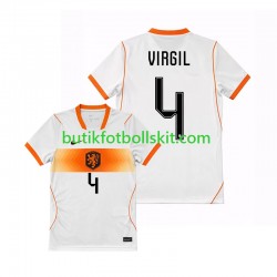 Nederländerna Virgil van Dijk 4 Män Borta Matchtröja World Cup 2026 Kortärmad