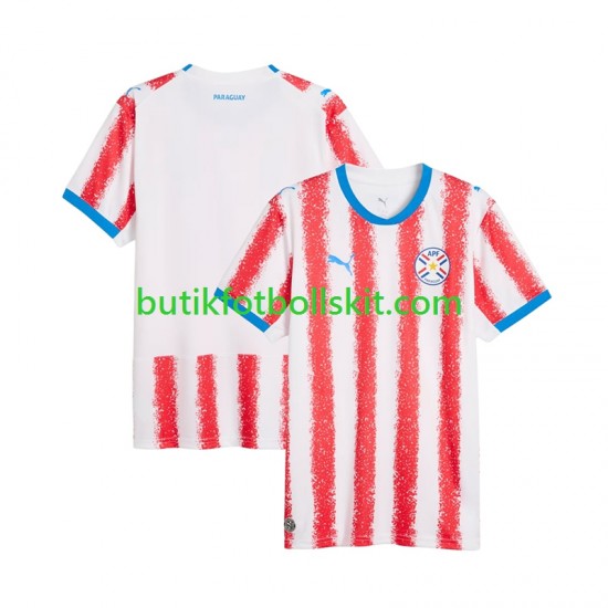 Paraguay Män Hemma Matchtröja World Cup 2026 Kortärmad
