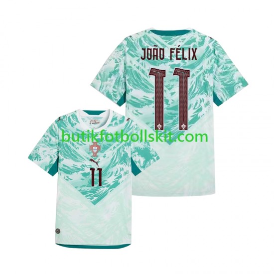 Portugal Joao Felix 11 Män Borta Matchtröja World Cup 2026 Kortärmad