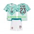 Portugal Vitinha 23 Barn Borta Matchtröja 2026 2027 Kortärmad