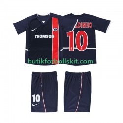 AC Milan RONALDINHO 10 2003 Retro Barn Hemma Matchtröja 2002 Kortärmad