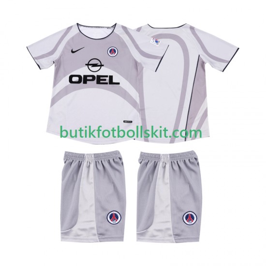 AC Milan 2001 Retro Barn Borta Matchtröja 2002 Kortärmad