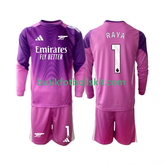 Arsenal Raya 1 Målvakt Barn Tredje Matchtröja 2025/26 Långärmad
