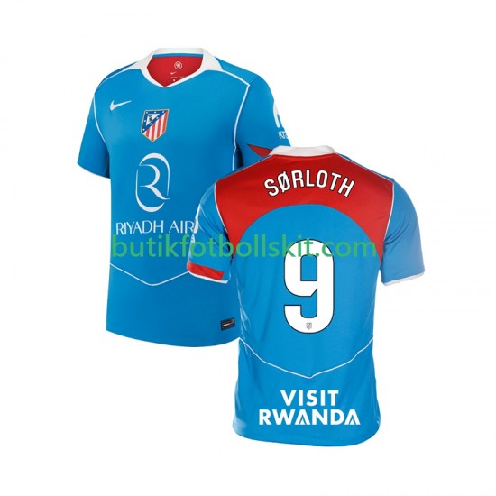 Atlético Madrid Alexander Sorloth 9 Män Tredje Matchtröja 2025/26 Kortärmad