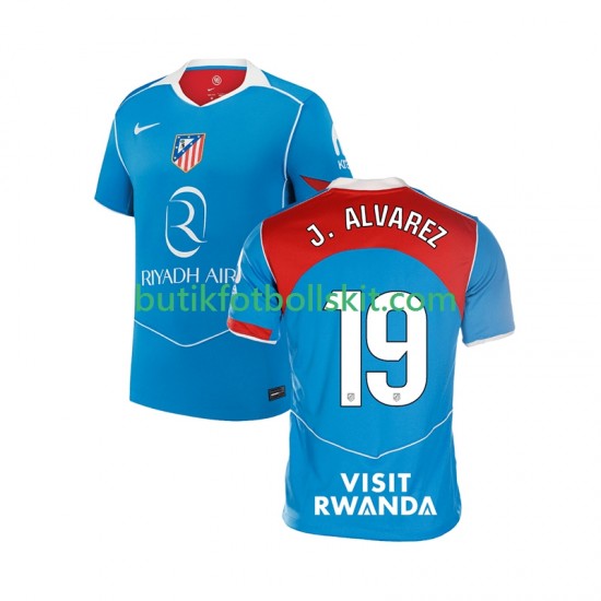 Atlético Madrid Julian Alvarez 19 Män Tredje Matchtröja 2025/26 Kortärmad