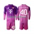 FC Bayern München Jonas Urbig 40 Målvakt Barn Fjärdes Matchtröja 2025/26 Långärmad