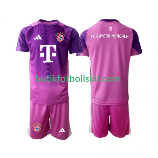 FC Bayern München Målvakt Barn Fjärdes Matchtröja 2025/26 Kortärmad