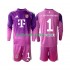 FC Bayern München Manuel Neuer 1 Målvakt Barn Fjärdes Matchtröja 2025/26 Långärmad